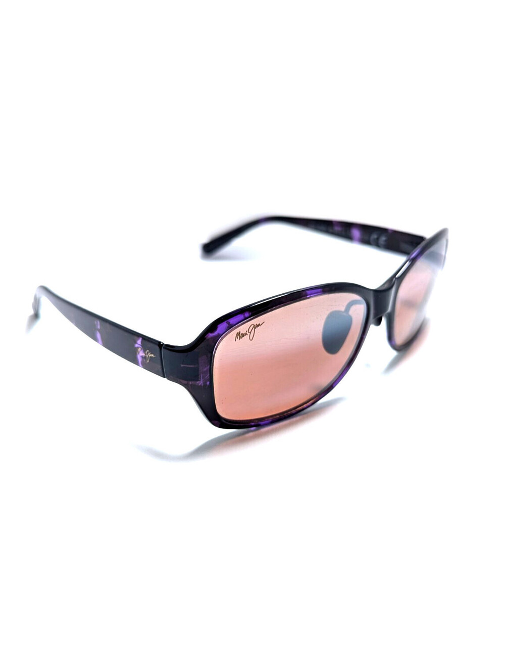 Maui Jim MJ433-28T Women's Purple Tortoise Orange Lens Sunglasses 56-16-130